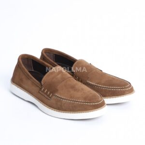 Mocassins Daim Marron - Réf M-105