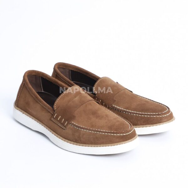 Mocassins Daim Marron - Réf M-105