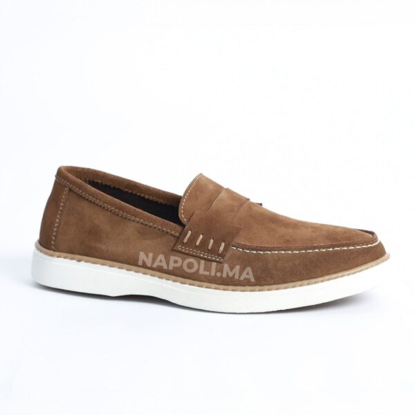 Mocassins Daim Marron - Réf M-105 – Image 2