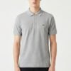Polo LC gris en coton piqué