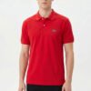 Polo LC rouge en coton piqué